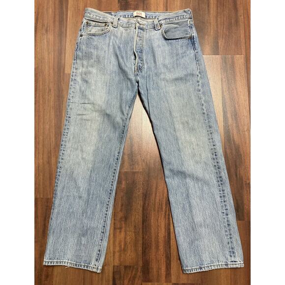 Vintage‎ Levi's 501xx Jeans Mens' Size 36x30 Button Fly Blue Denim L5155 537303 - Picture 1 of 6